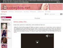 Tablet Screenshot of conejitos.net